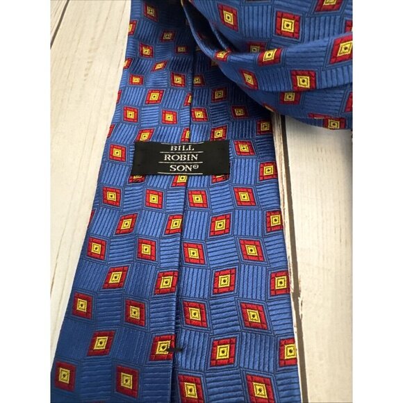 Mens Tie Bundle Lot Of 8 Silk Tom James Tommy Hilfiger NWT Ted Lapious Etc VGUC - Picture 4 of 11